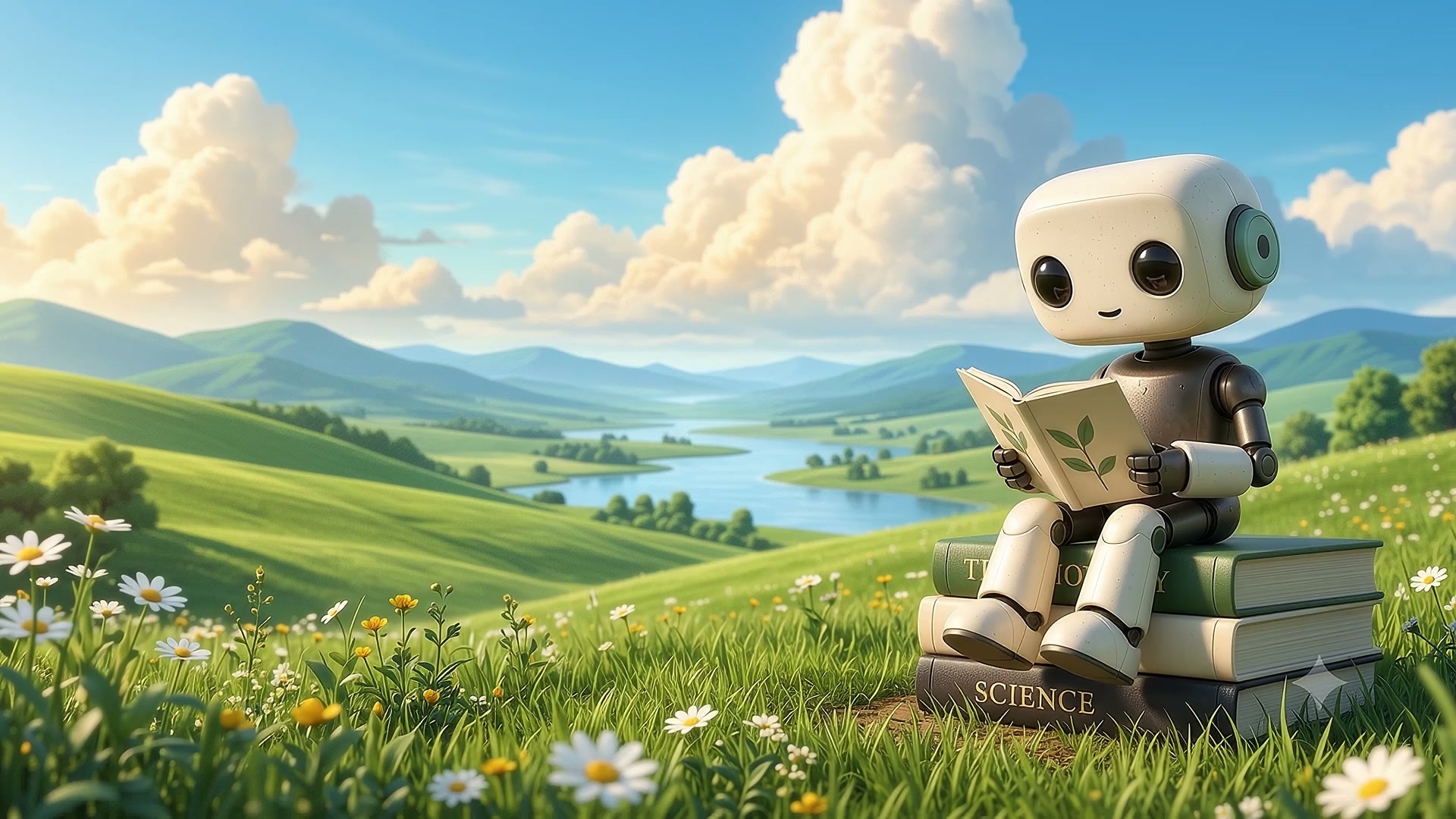 QURI reading beside the lake before its next discovery